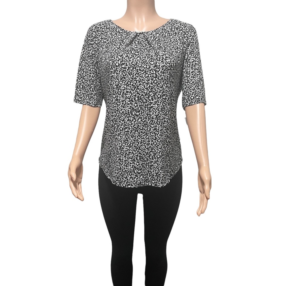 Liz Claiborne Women Short Sleeve Blouse Size L
